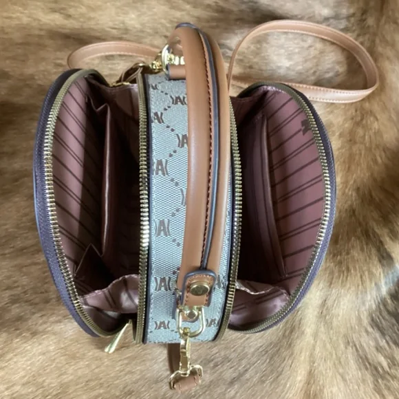 FIDM YIQBEI Monogram Round Crossbody Handbag - Picture 9 of 11